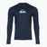Longsleeve de înot pentru bărbați Quiksilver Solid Streak navy blazer/grey