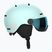 Cască de schi pentru copii  Salomon Orka Visor bleached aqua
