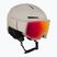 Cască de schi Salomon Osmo Pro Sigma Photo light bronze met/black/poppy red