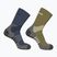 Șosete Salomon X Ultra Access Crew 2 pary gothic olive/grisaille