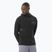 Bluză de alergare pentru bărbați  Salomon Sense Aero Hybrid Half Zip Hooded deep black