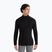 Longsleeve termoactiv pentru bărbați icebreaker Merino 200 Oasis Half Zip black