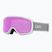 Ochelari de schi pentru femei Giro Moxie white & grey chute/ amber pink/ yellow