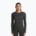 Bluză termoactivă pentru femei Icebreaker Merino 260 Tech Vertex Crewe Black/Snow