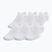 Șosete de antrenament Under Armour Essential No Show 6 Pack white/white/halo gray