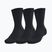 Șosete Under Armour Training Cotton Crew 3 pary black/black/white