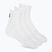 Șosete Under Armour Training Cotton Quarter 3 pary white/white/black