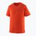 Tricou pentru bărbați  Patagonia Cap Cool Merino Blend Graphic Shirt fitz roy strata/pollinator orange