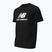 Tricou pentru bărbați New Balance Stacked Logo black