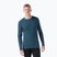 Longsleeve termoactiv pentru bărbați  Smartwool Merino 250 Baselayer Crew Boxed twilight blue heather