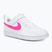 Încălțăminte pentru copii Nike Court Borough Low Recraft white/laser fuchsia