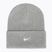 Căciulă de iarnă Nike Peak Swoosh Beanie dark grey heather/white