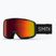 Ochleari de schi Smith Tribute black/red sol-x mirror
