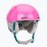 Cască de schi pentru copii Smith Glide Jr Mips vivid pink hearts