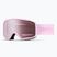 Ochelari de schi Smith Tribute S2 pink frost/ignitor mirror antifog