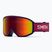 Ochelari de schi pentru copii Smith Reason OTG S3 deep plum gradient/red solx mirror antifog