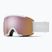 Ochelari de schi Smith Squad S2 white vapor/chromapop everyday rose gold mirror