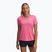 Tricou de antrenament pentru femei Under Armour Tech V-Twist super roz/alb