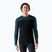 Bluză termică pentru bărbați Smartwool Classic Thermal Merino Base Layer Colorblock Crew Boxed twilling blue/black
