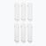 Șosete Nike Jordan Everyday Cushioned Crew 6 perechi white/black