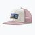 Șapcă cu cozoroc Patagonia P-6 Logo Trucker white w/quiet violet