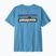 Tricou pentru bărbați Patagonia P-6 Shore blue logo