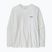 Longsleeve pentru femei Patagonia P-6 Logo Responsibili-Tee LS fiber white