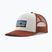 Șapcă Patagonia P-6 Logo Trucker Hat white w/rusty red