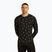 Bluză termică pentru bărbați icebreaker Merino 200 Oasis Crewe Snow Day black/peridot/aop