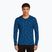 Longsleeve termoactiv pentru bărbați icebreaker Merino 200 Oasis Crewe Snow Day atlantis/topaz/aop