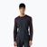 Bluză termoactivă pentru bărbați Smartwool Classic Thermal Merino Base Layer Colorblock Crew Boxed mink/charcoal