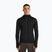 Bluză de trekking pentru bărbați Icebreaker Merino 300 Realfleece Descender Zip Hoodie black