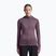 Bluză de trekking pentru femei Icebreaker Merino 200 Realfleece Descender Half Zip Hoodie grey plum