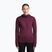 Bluză de trekking pentru femei Icebreaker Merino 300 Realfleece Descender Zip Hoodie dark berry