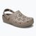 Papuci Crocs Classic Floral Cutout Clog taupe