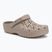 Papuci Crocs Classic Floral Cutout Clog taupe