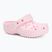 Papuci pentru copii  Crocs Classic Floral Cutout Clog Kids Toddler pink milk