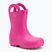 Papuci pentru copii Crocs Handle It Rain Boot Kids pink crush