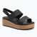 Sandale pentru femei Crocs Brooklyn Cork Low Wedge black/black