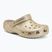 Șlapi pentru copii Crocs Classic Chunky Glitter sandstone