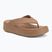 Șlapi pentru femei Crocs Gateway Platform milk chocolate