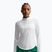 Bluză cu mânecă lungă de alergare pentru femei Nike Tempo Swoosh Run Dri-Fit 1/4-Zip white/black