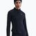 Bluză cu mânecă lungă de alergare pentru femei Nike Tempo Swoosh Run Dri-Fit 1/4-Zip black/white