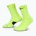 Șosete Nike Running Midweight Crew Volt/Black/Black