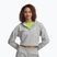 Hanorac pentru femei Under Armour Rival Fleece Piped HZ Hoodie mod gray light heather/white