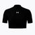 Tricou de antrenament pentru femei Under Armour HeatGear Crop Mock Ultimate Black/White