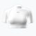 Tricou de antrenament pentru femei Under Armour HeatGear Crop Mock white/halo gray