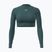 Longsleeve de antrenament pentru femei Under Armour HeatGear Crop Mock rack green/hyper green
