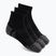 Șosete Under Armour Perf Tech Qtr 3 pack ultimate black/ultimate black/jet gray