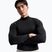Longsleeve de antrenament pentru bărbați Under Armour Coldgear Elite Comp Mock ultimate black/ultimate black/reflective